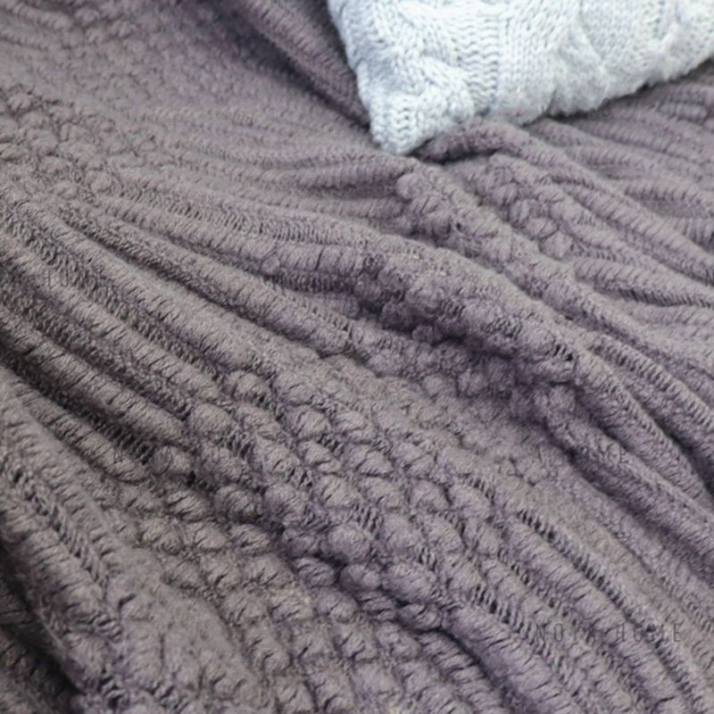Nordic Effen Kleur Sofa Kwastje Deken | Interieurdecoratie