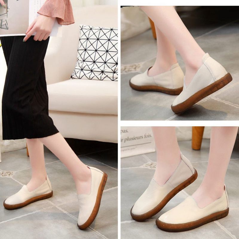 Leren Instappers Casual Schoenen