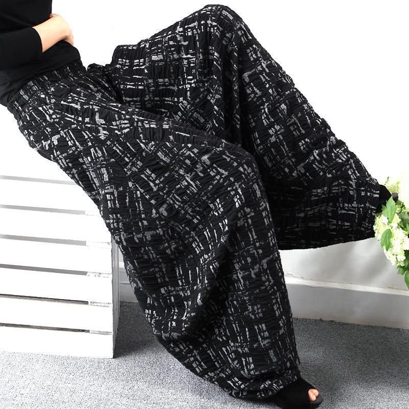 Lente Plus Size Katoenen Enkellange Elastische Taille Broek