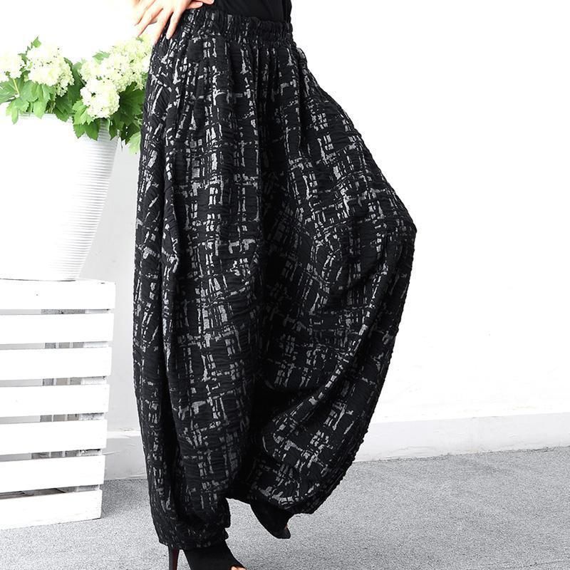 Lente Plus Size Katoenen Enkellange Elastische Taille Broek
