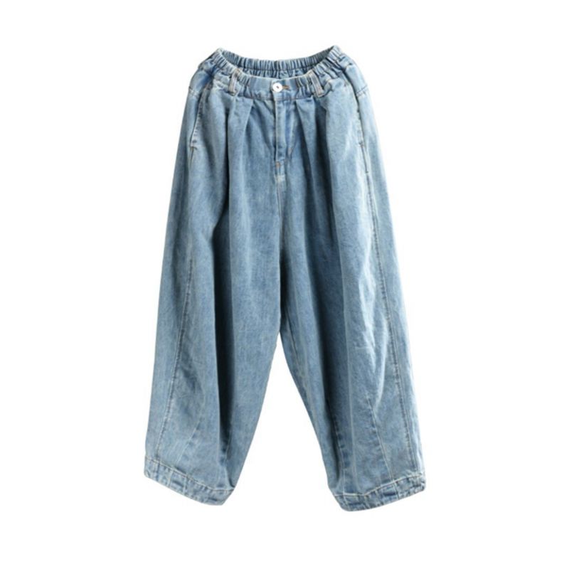 Losse Denim Harembroek